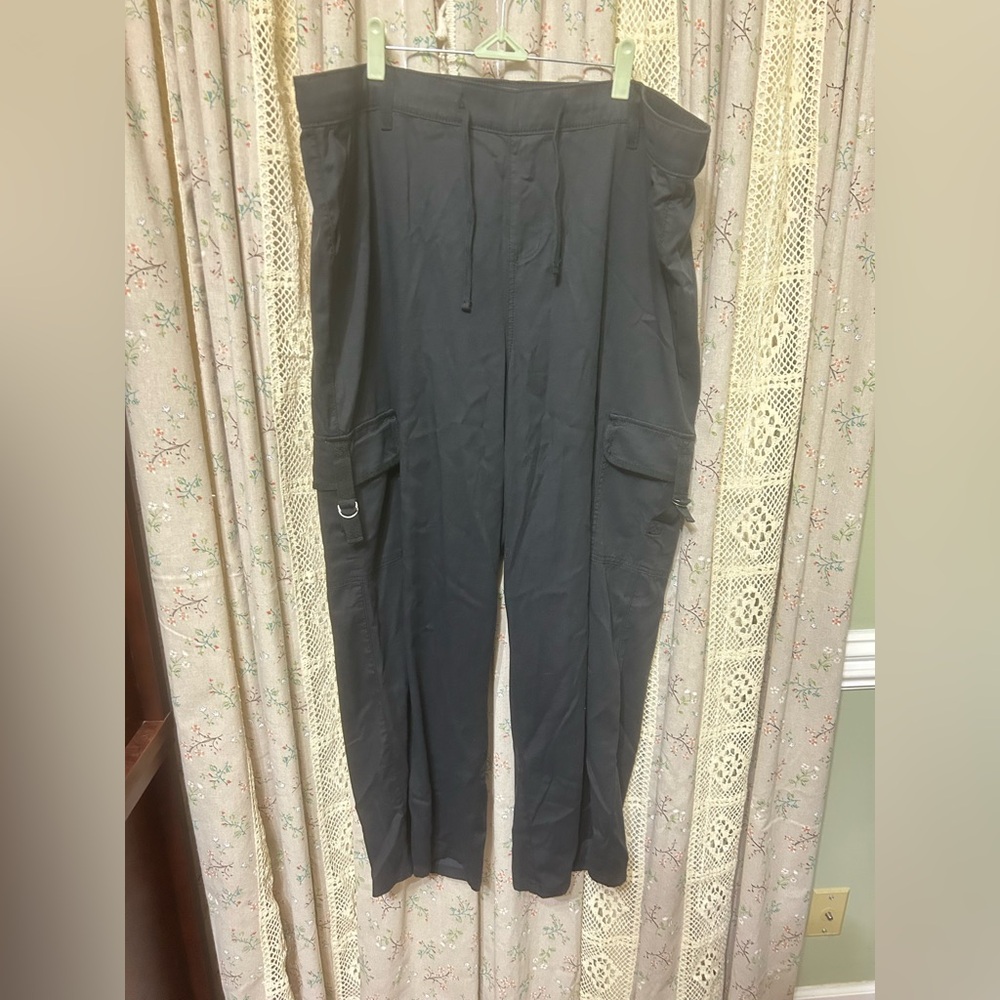 torrid Black Cargo Wide-Leg Pants